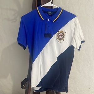 Boys Blue Polo Shirt Shirt (16-18)